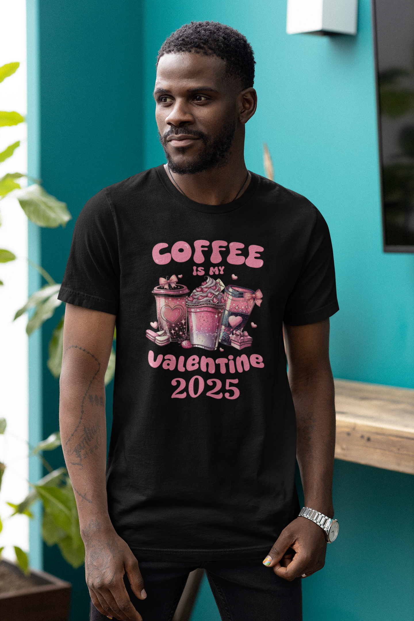 Personalization “Coffee Is My Valentine” T-Shirt & Sweatshirt