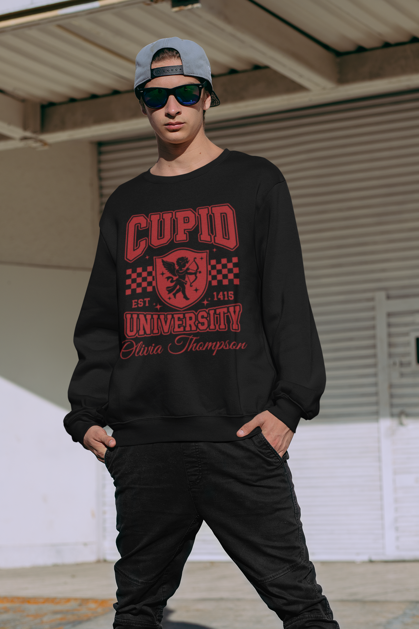 Personalized Cupid University T-Shirt & Sweatshirt