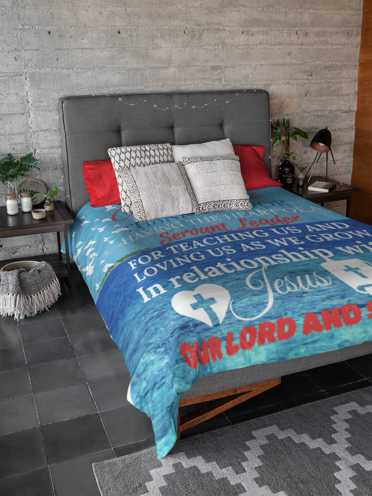 Personalized Pastor Plush Fleece & Sherpa Mink Blanket