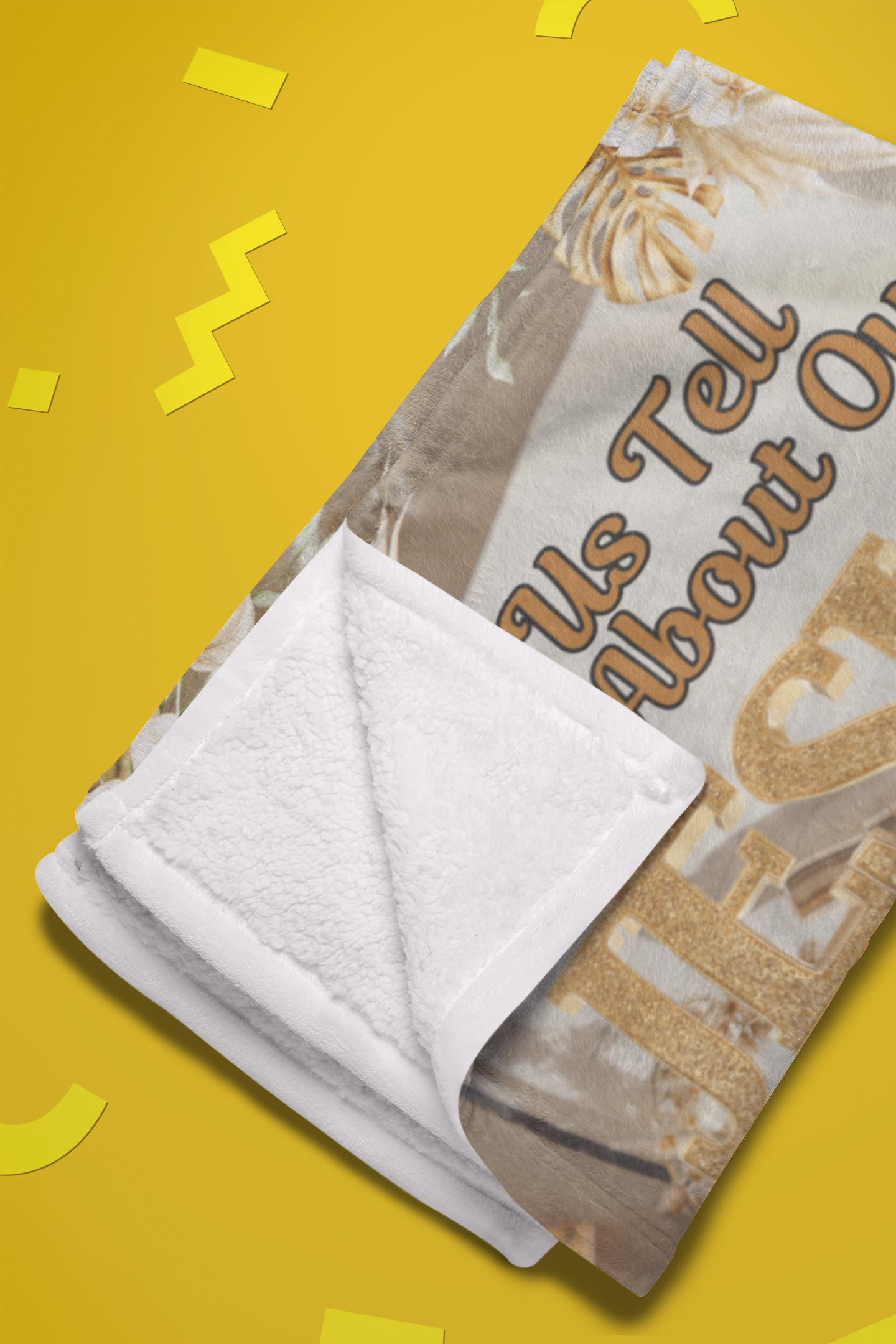 Personalized Let Us Tell You About Our Jesus Blanket (3 sizes)