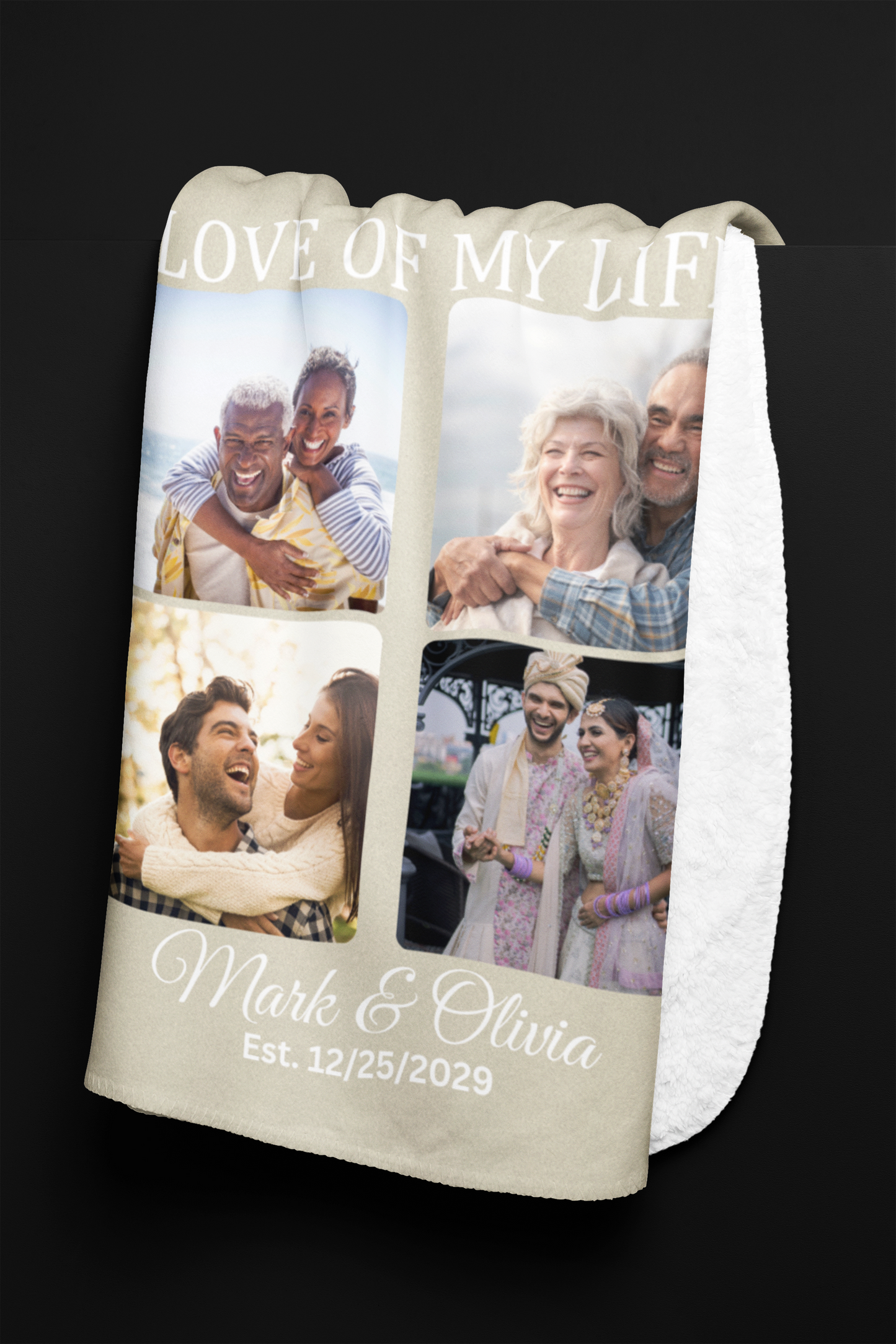 Personalize Couple /Friends Blanket (3)sizes