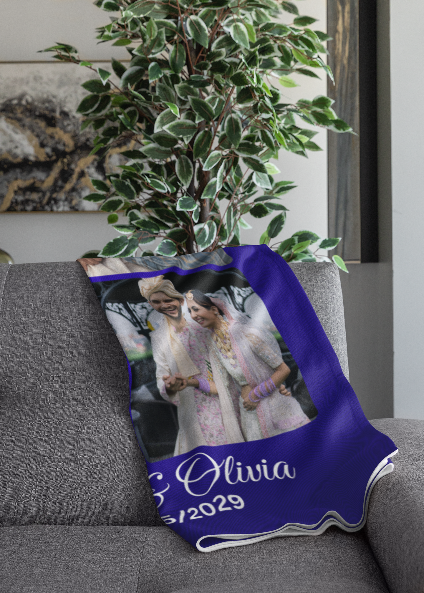 Personalize Couple /Friends Blanket (3)sizes