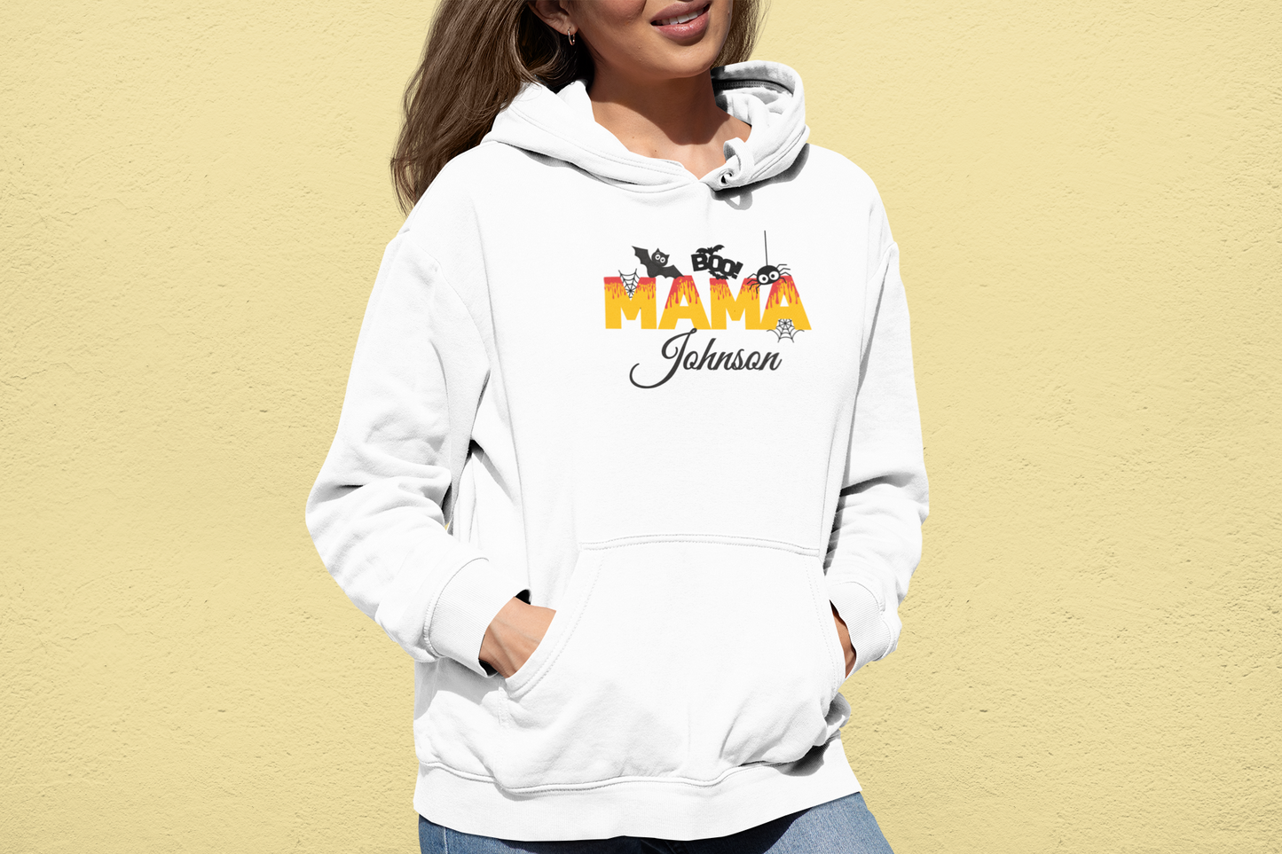 Personalization MAMA Halloween Shirt Essential Unisex Collection: T-Shirts, Hoodies, and Sweatshirts