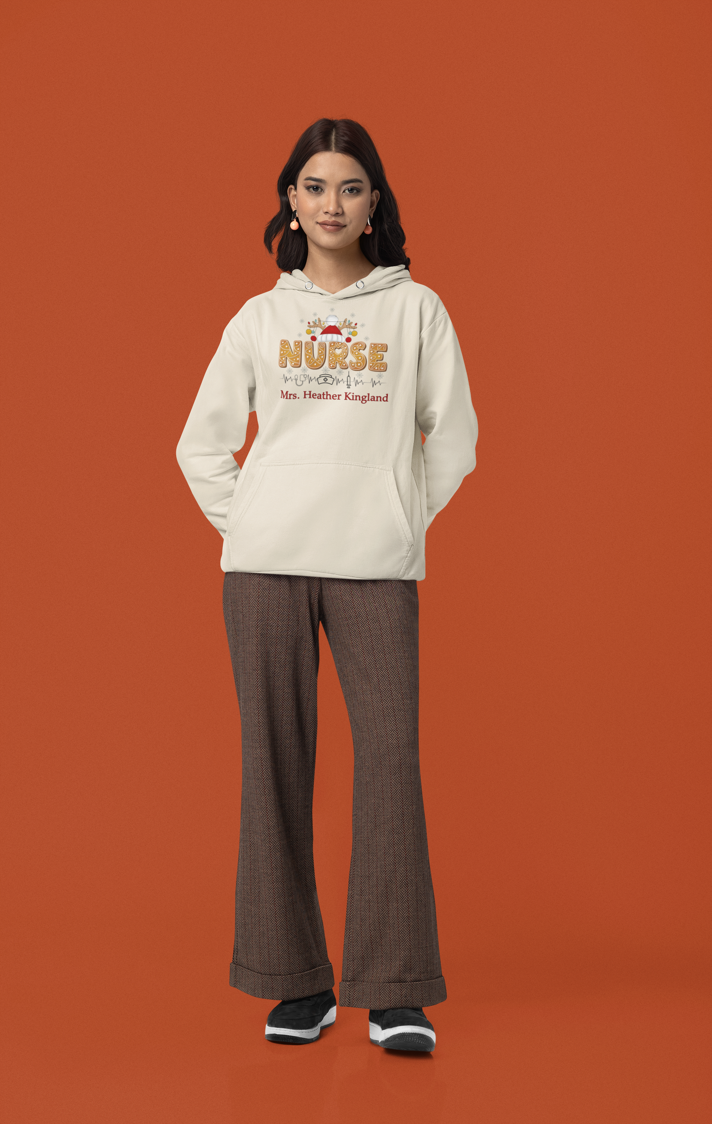 Christmas Personalize Nurse Sweatshirt, Hoodie