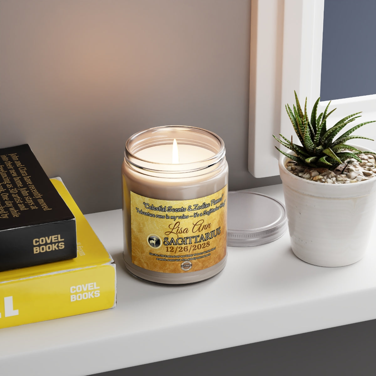Personalize Sagittarius Scented Candles, 9oz