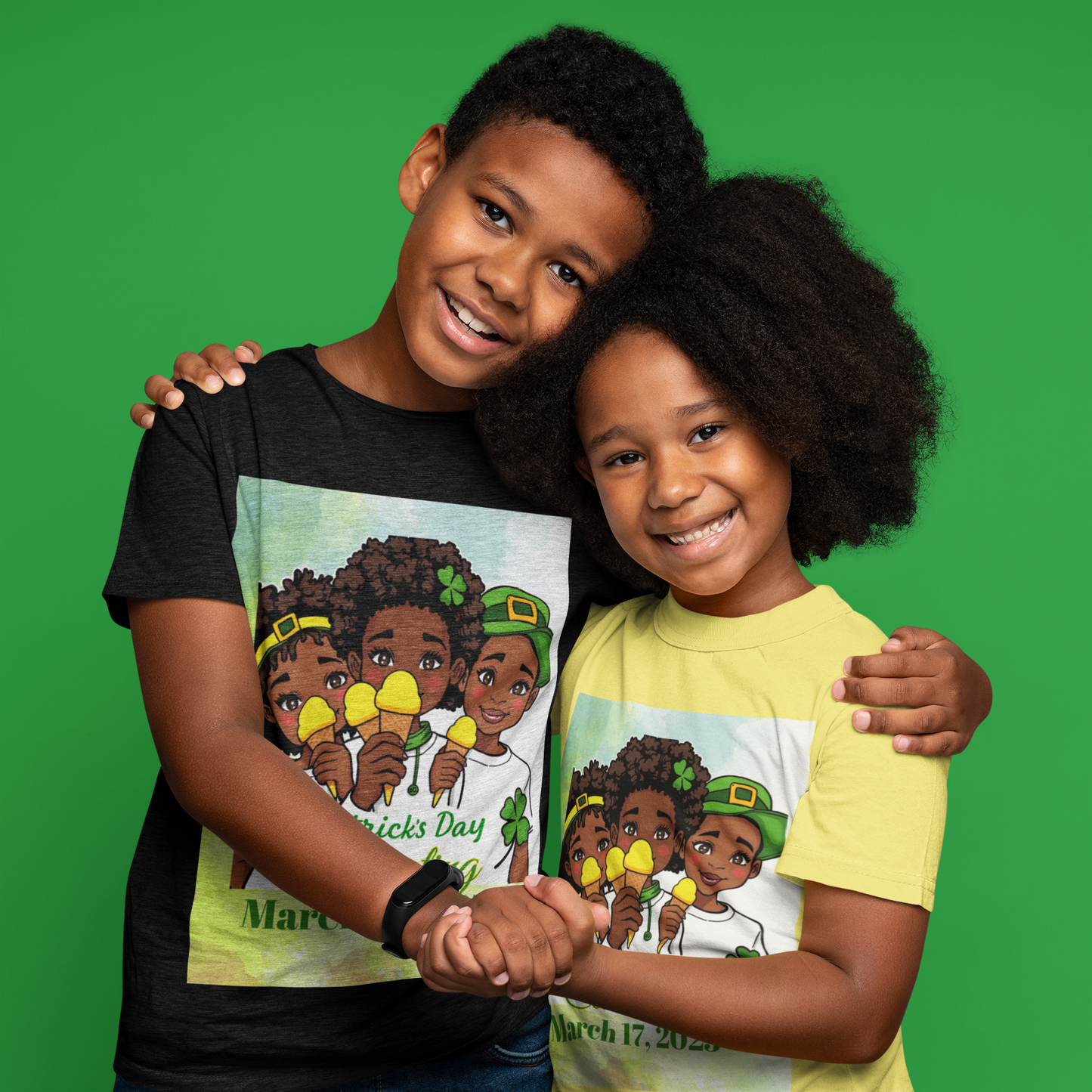 Celebrating St. Patrick's Day Kids Heavy Cotton™ Tee