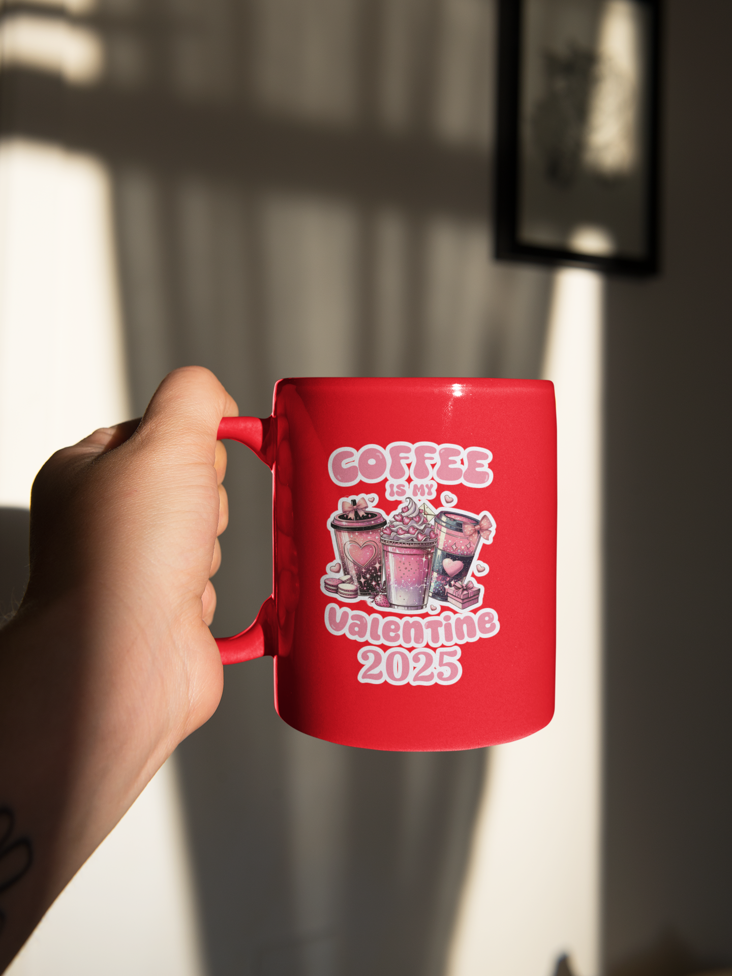 Personalization Mug Coffee Is My Valentine