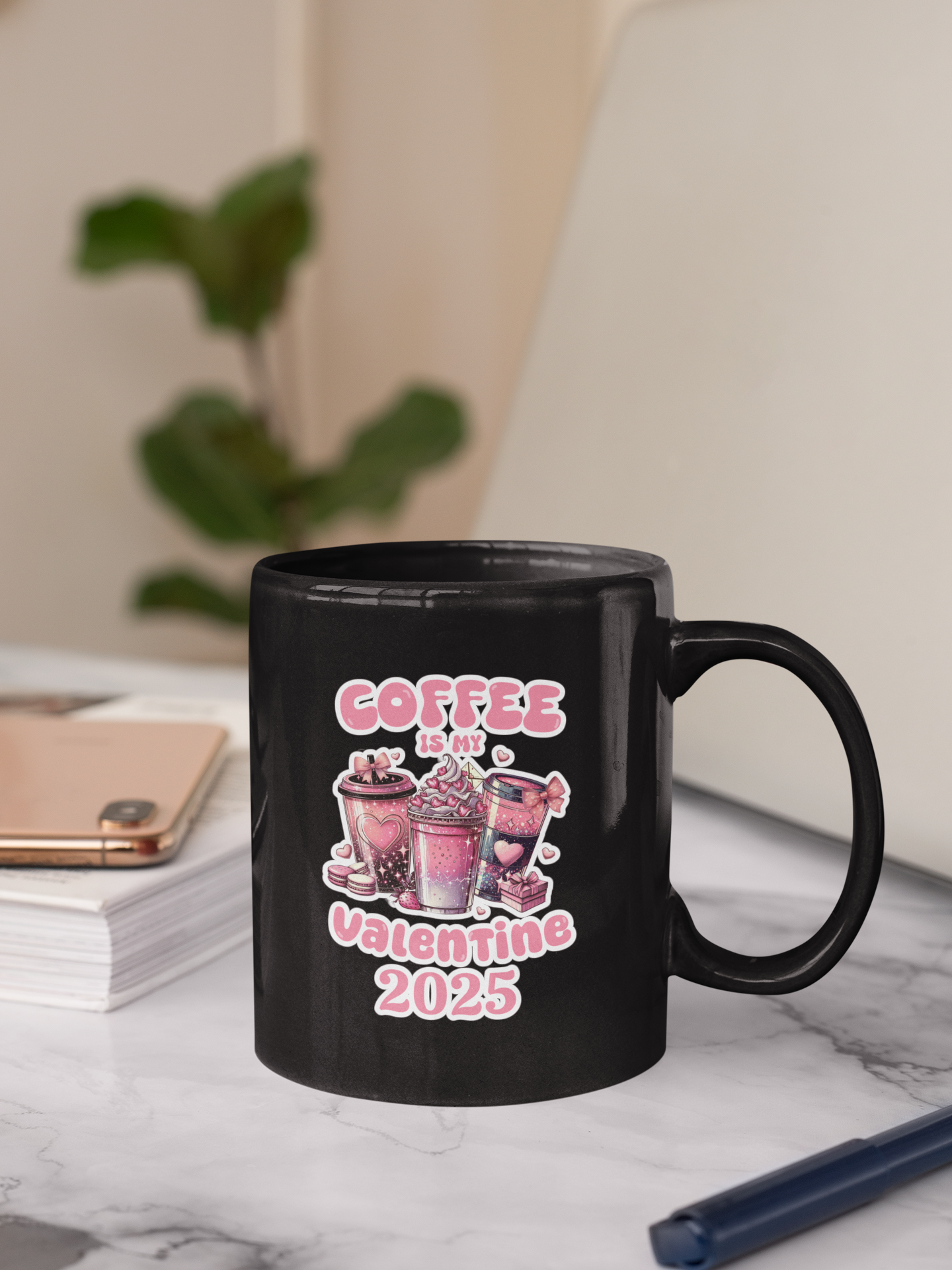 Personalization Mug Coffee Is My Valentine