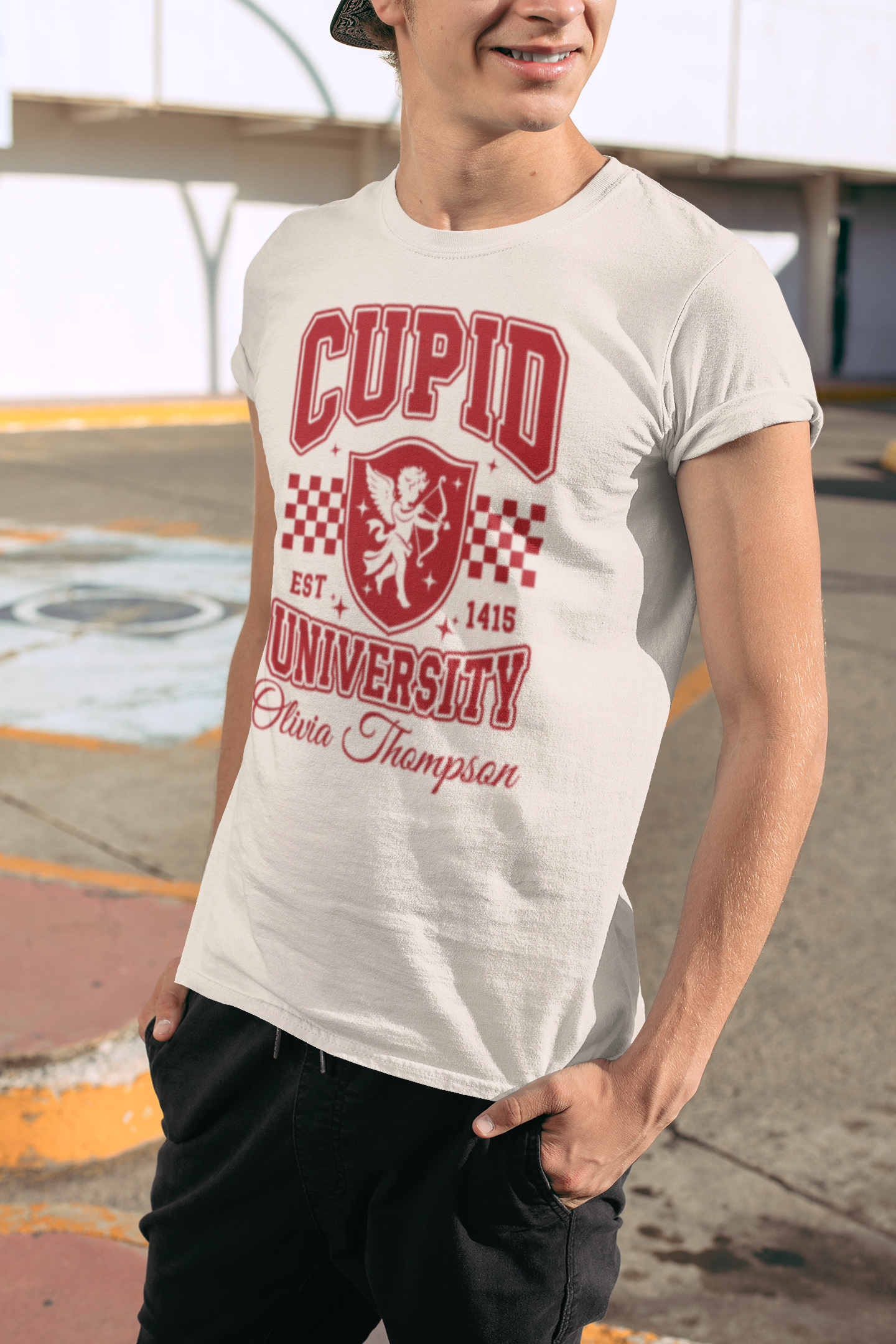 Personalized Cupid University T-Shirt & Sweatshirt