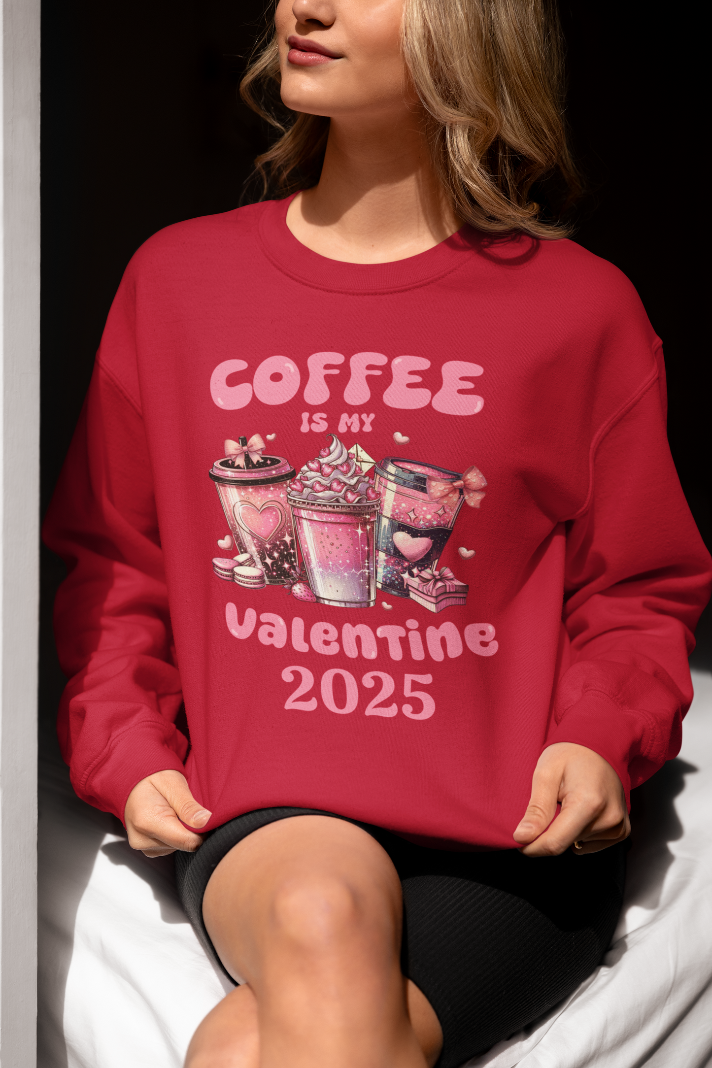 Personalization “Coffee Is My Valentine” T-Shirt & Sweatshirt
