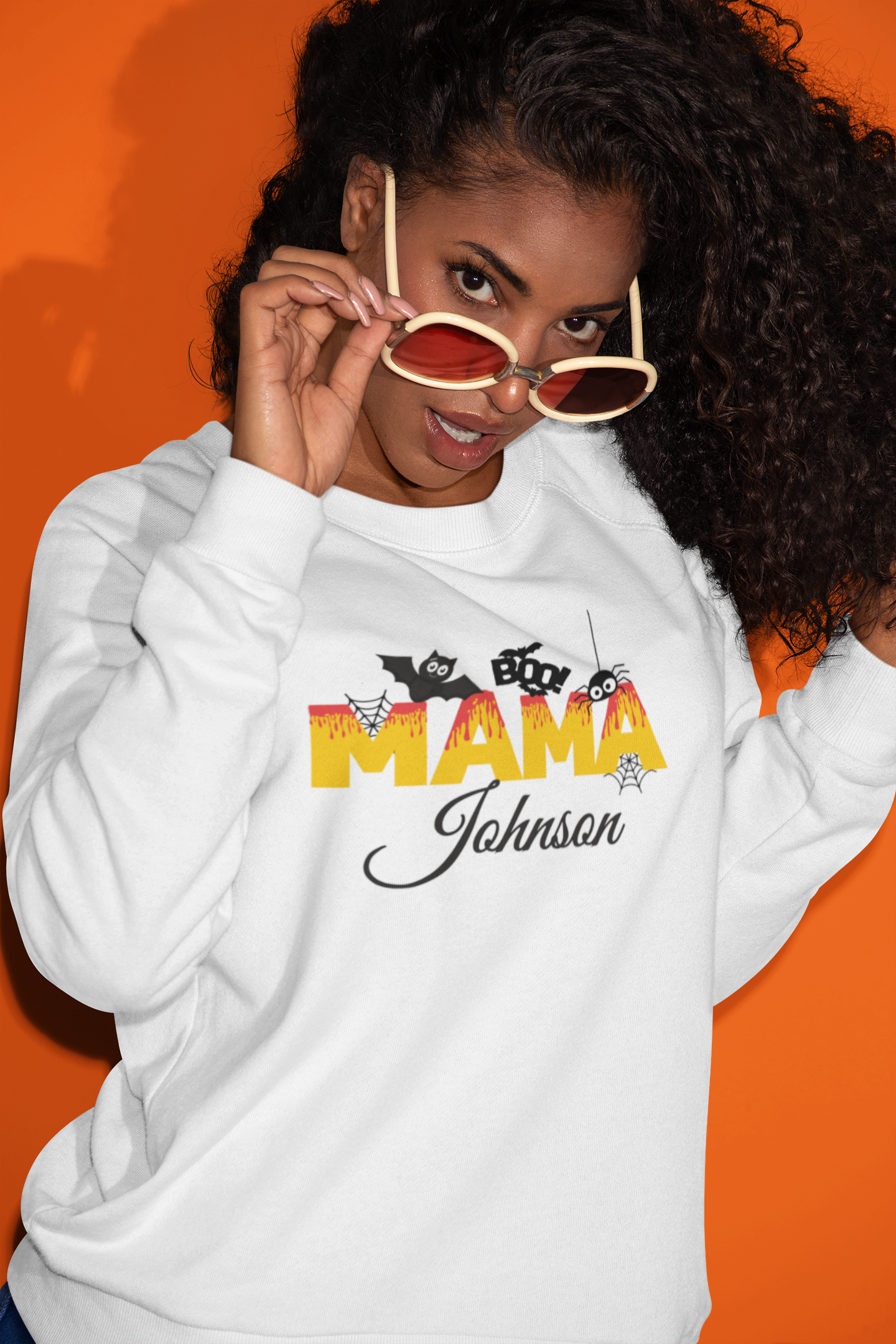 Personalization MAMA Halloween Shirt Essential Unisex Collection: T-Shirts, Hoodies, and Sweatshirts