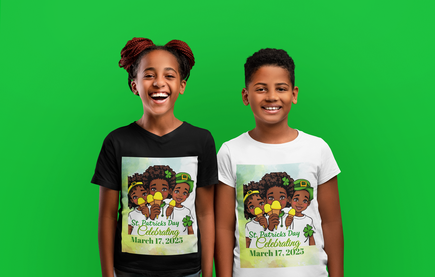 Celebrating St. Patrick's Day Kids Heavy Cotton™ Tee