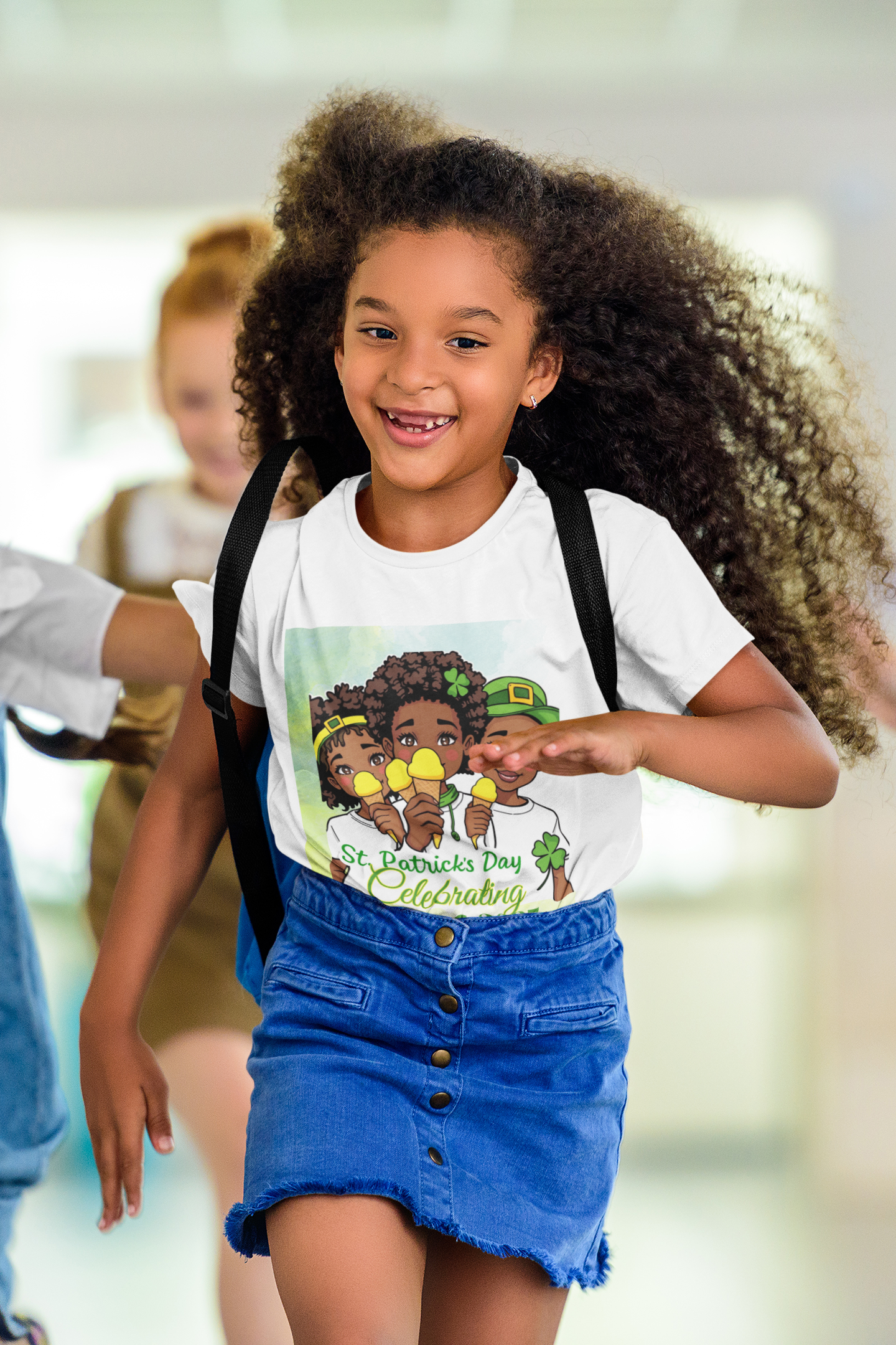 Celebrating St. Patrick's Day Kids Heavy Cotton™ Tee