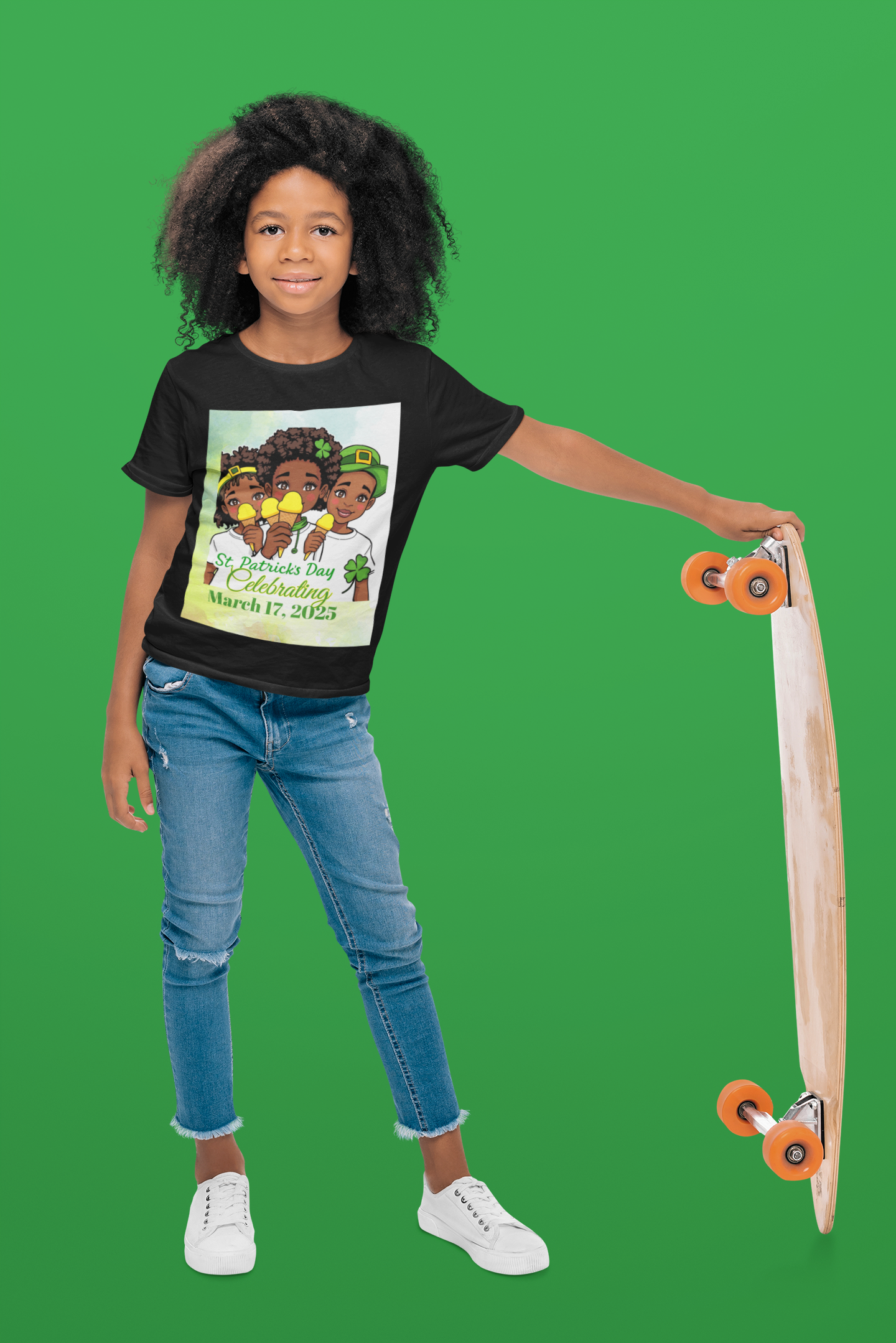 Celebrating St. Patrick's Day Kids Heavy Cotton™ Tee