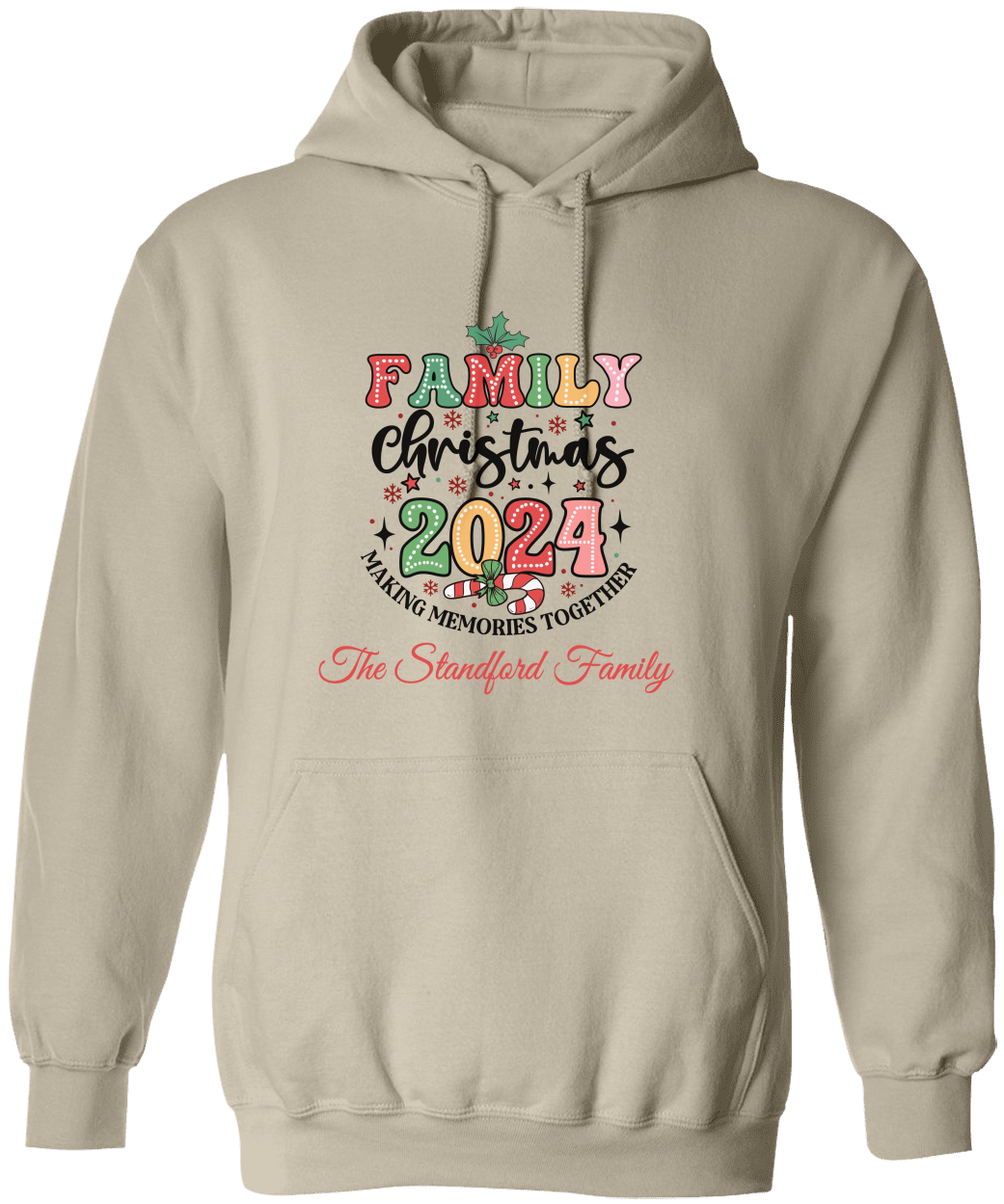 Personalized Christmas Family Hooded & Sweatshirt