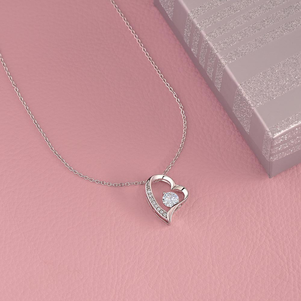 Personalization Forever Love Necklace with Message Card