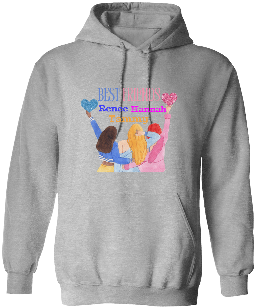 Personalize Best Friend Unisex  Hoodie