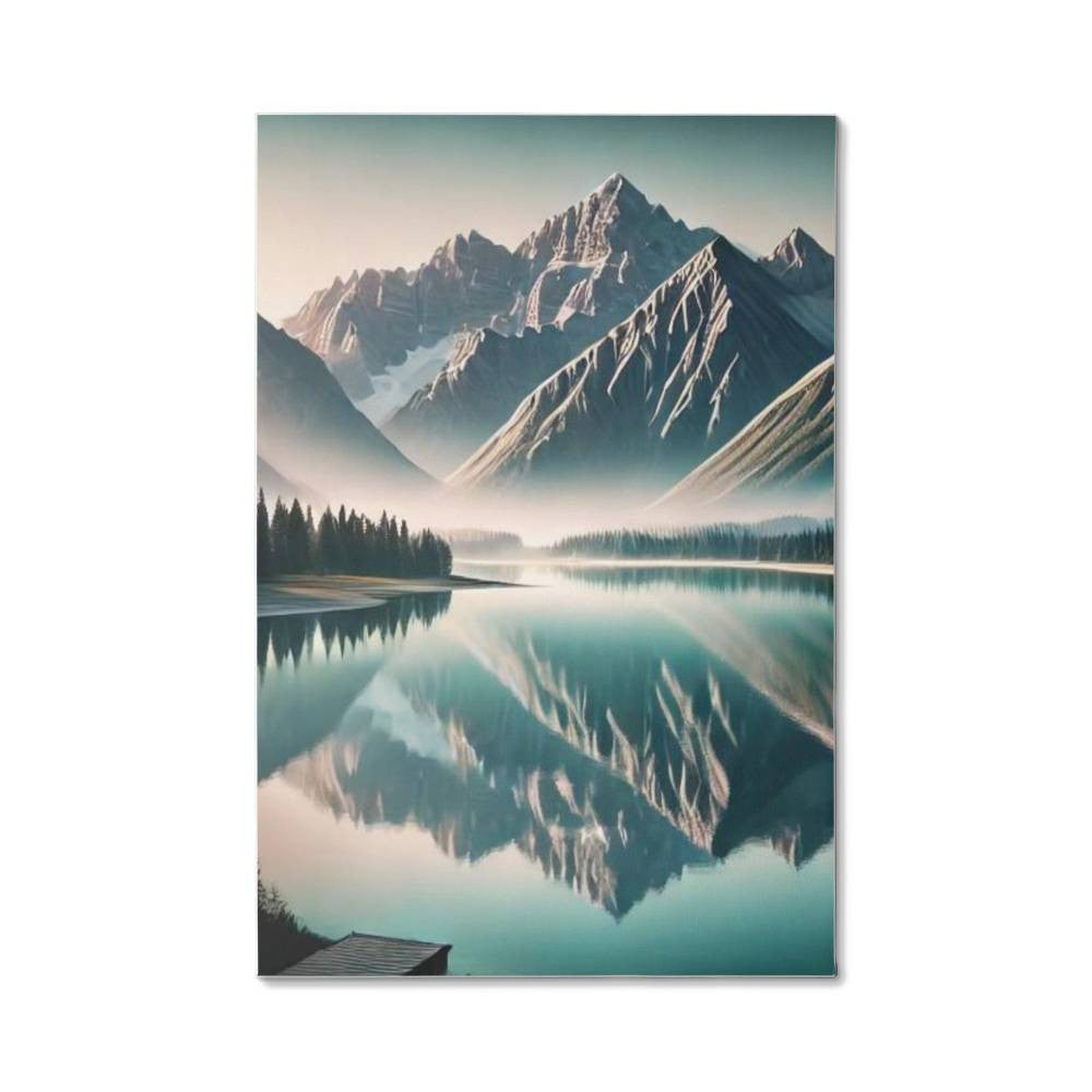 Majestic Mountain and Lake Canvas Print