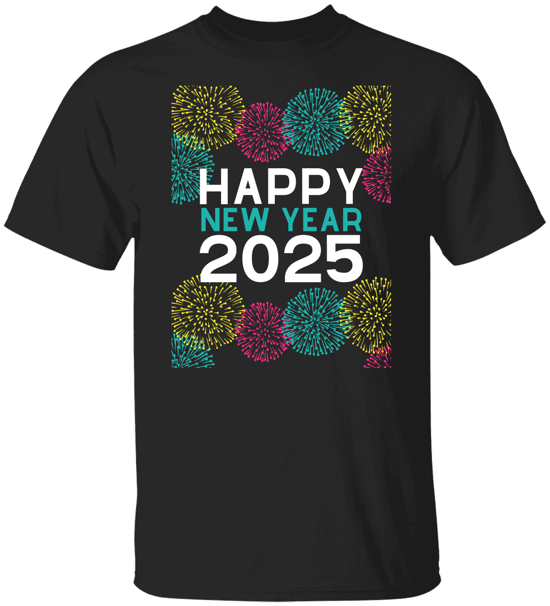 Happy New Year 2025 Unisex Heavy Cotton Tee