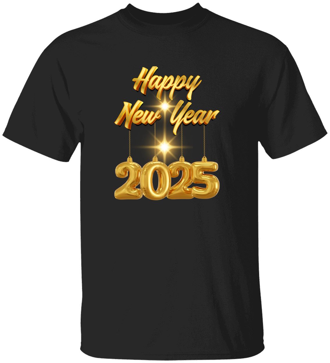 2025 Happy New Year Hooded Sweatshirt and T-Shirt!