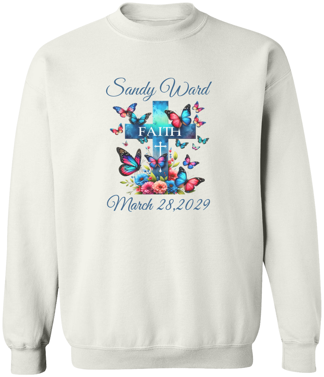 Personalized Faith Hoodie, Sweatshirt & T-Shirt