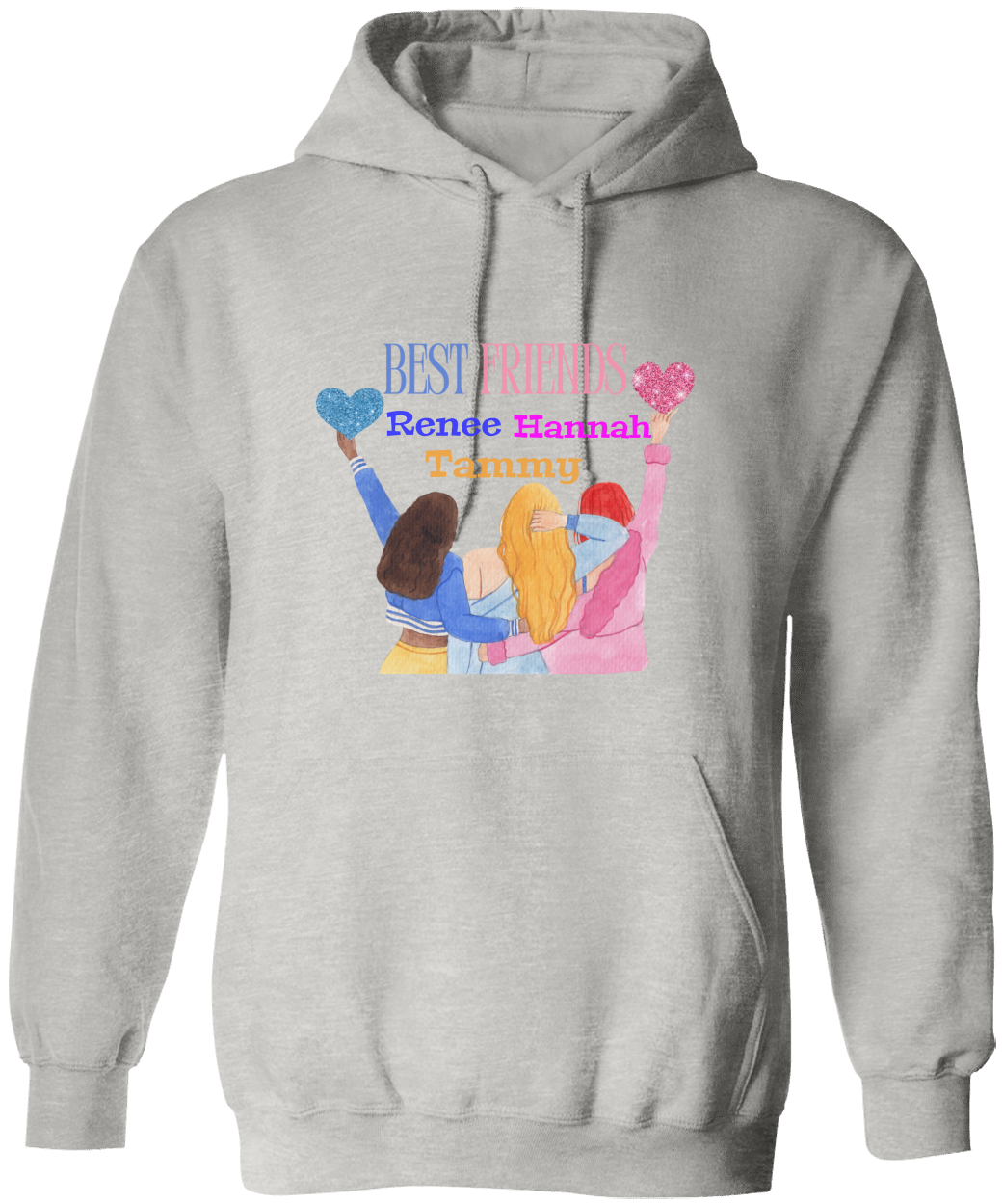 Personalize Best Friend Unisex  Hoodie