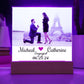 Personalized Couples Acrylic Square Plaque