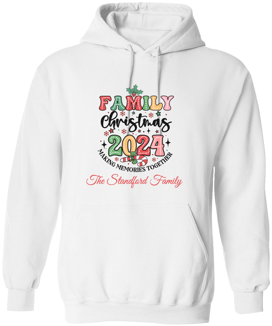 Personalized Christmas Family Hooded & Sweatshirt