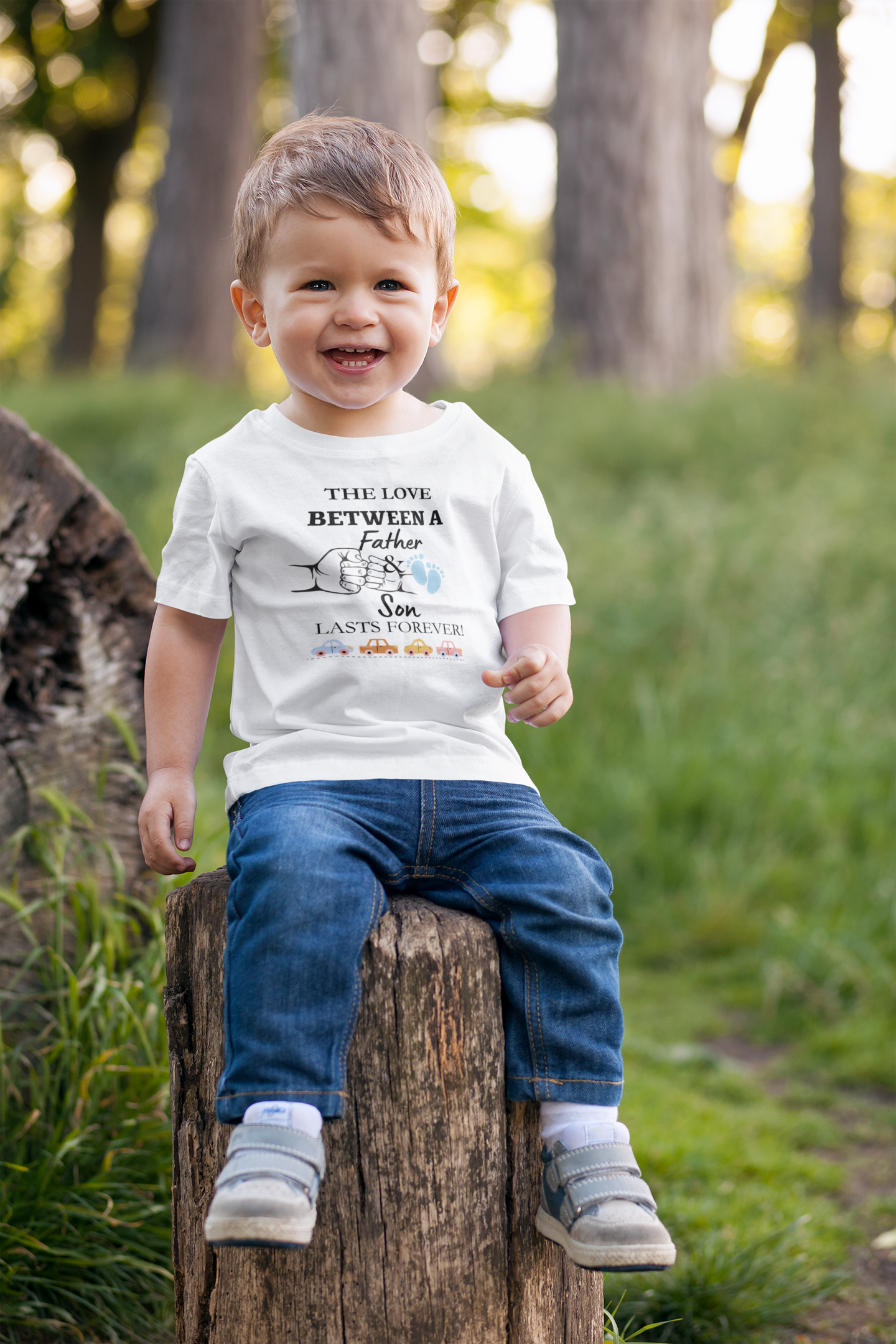 The Love Between A Father & Son Infant Fine  Tee