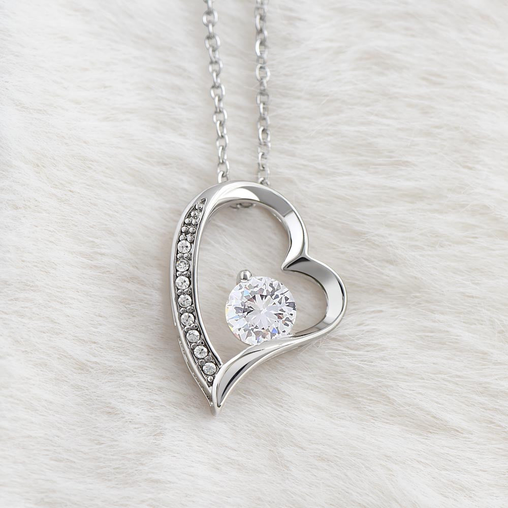 To My Granddaughter Forever Love Necklace