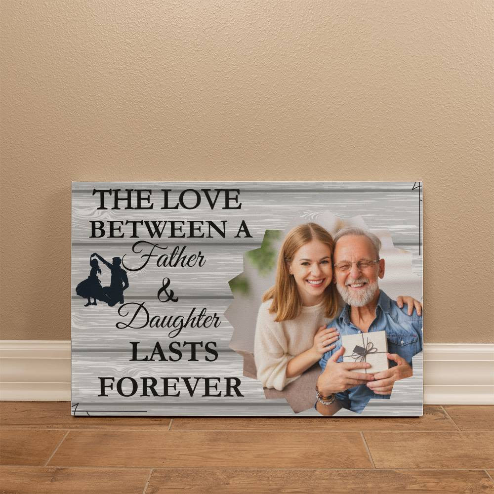 Father & Daughter Picture Gallery Wrapped Canvas (3:2)