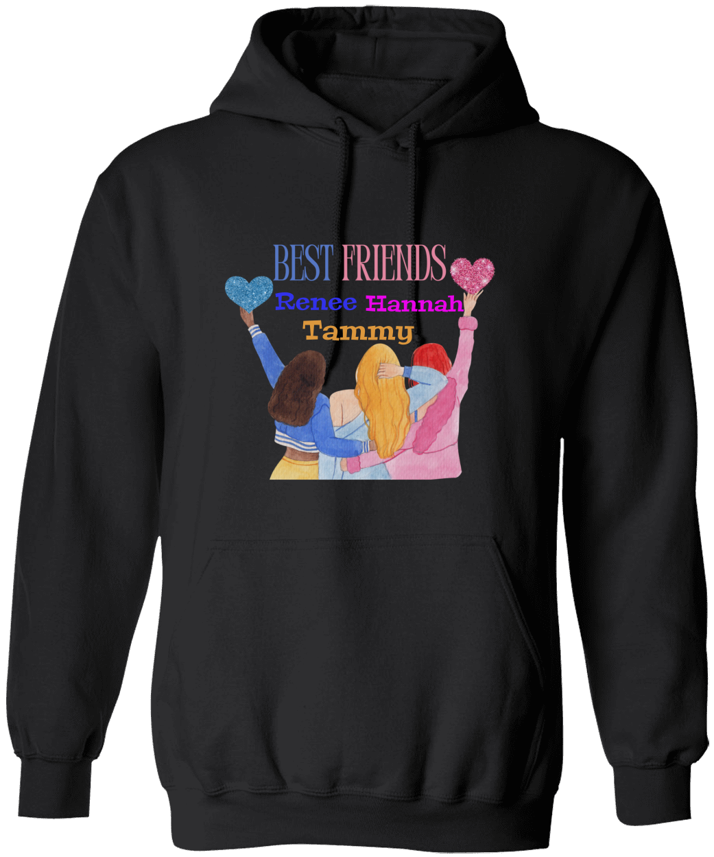 Personalize Best Friend Unisex  Hoodie