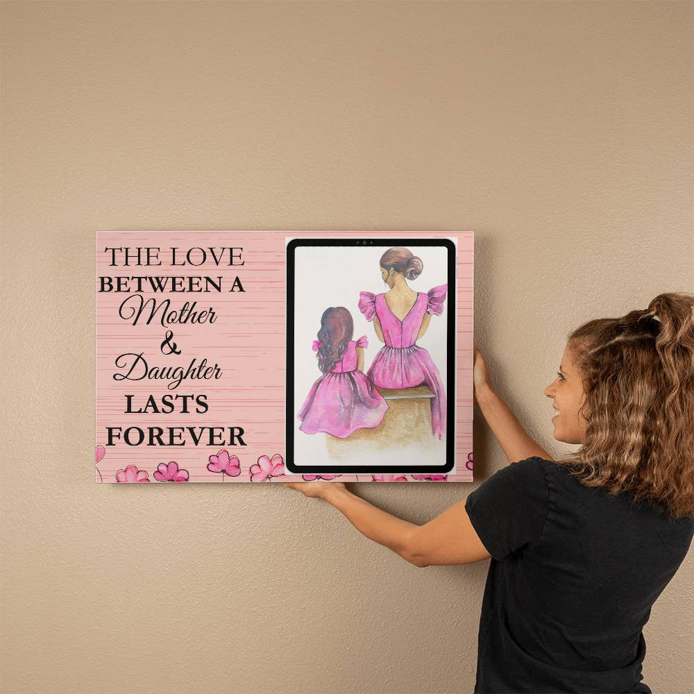Personalized Mother and Daughter Wrapped Canvas