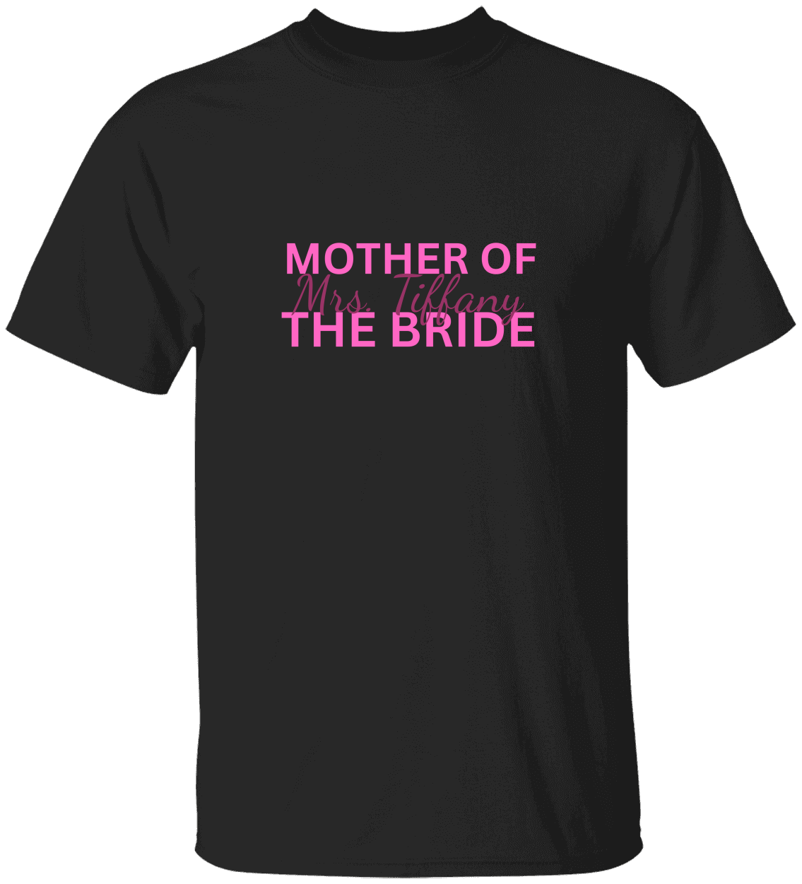 Personalized Mother of the Bride T-Shirt,