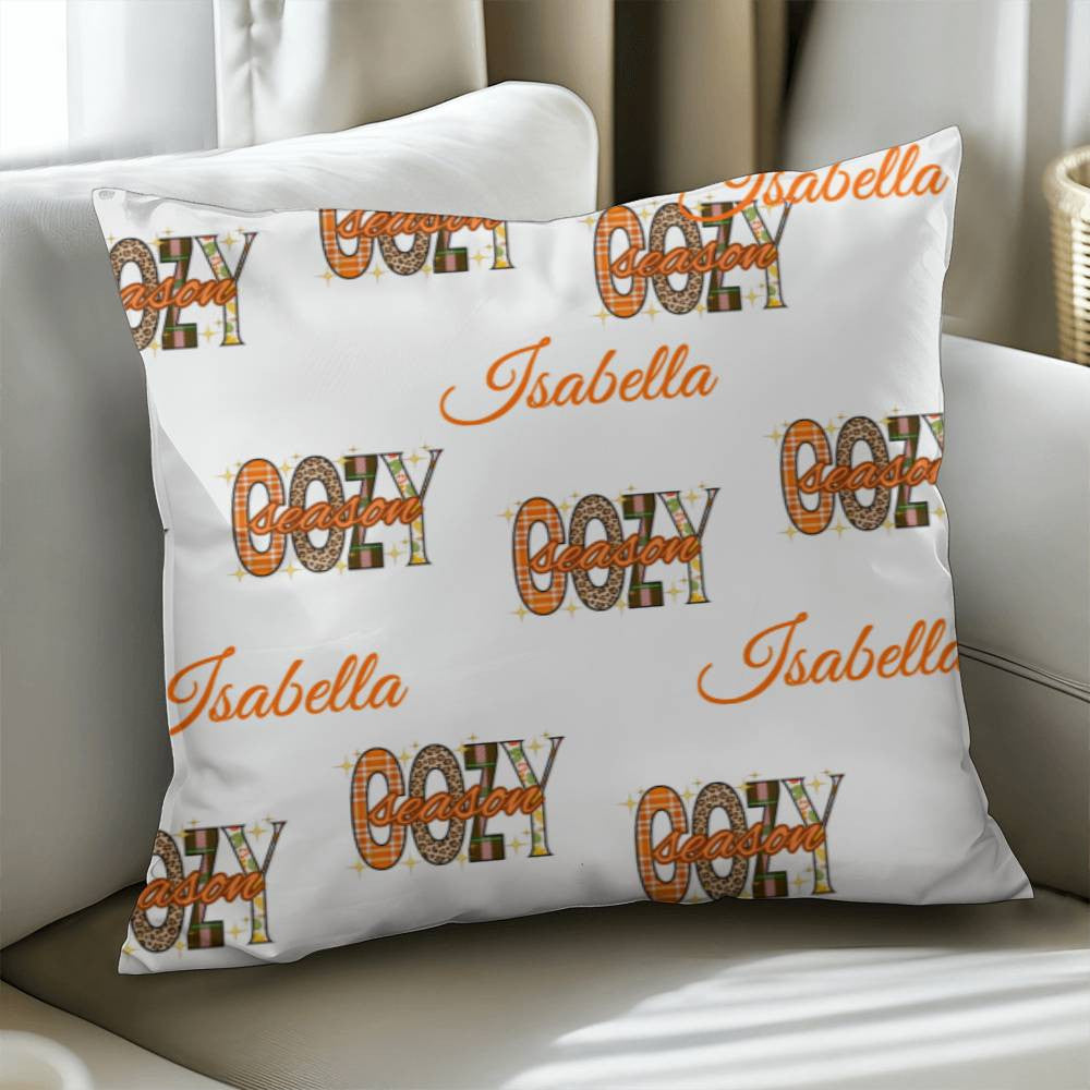 Personalized Cozy Classic Pillow Cover with Insert