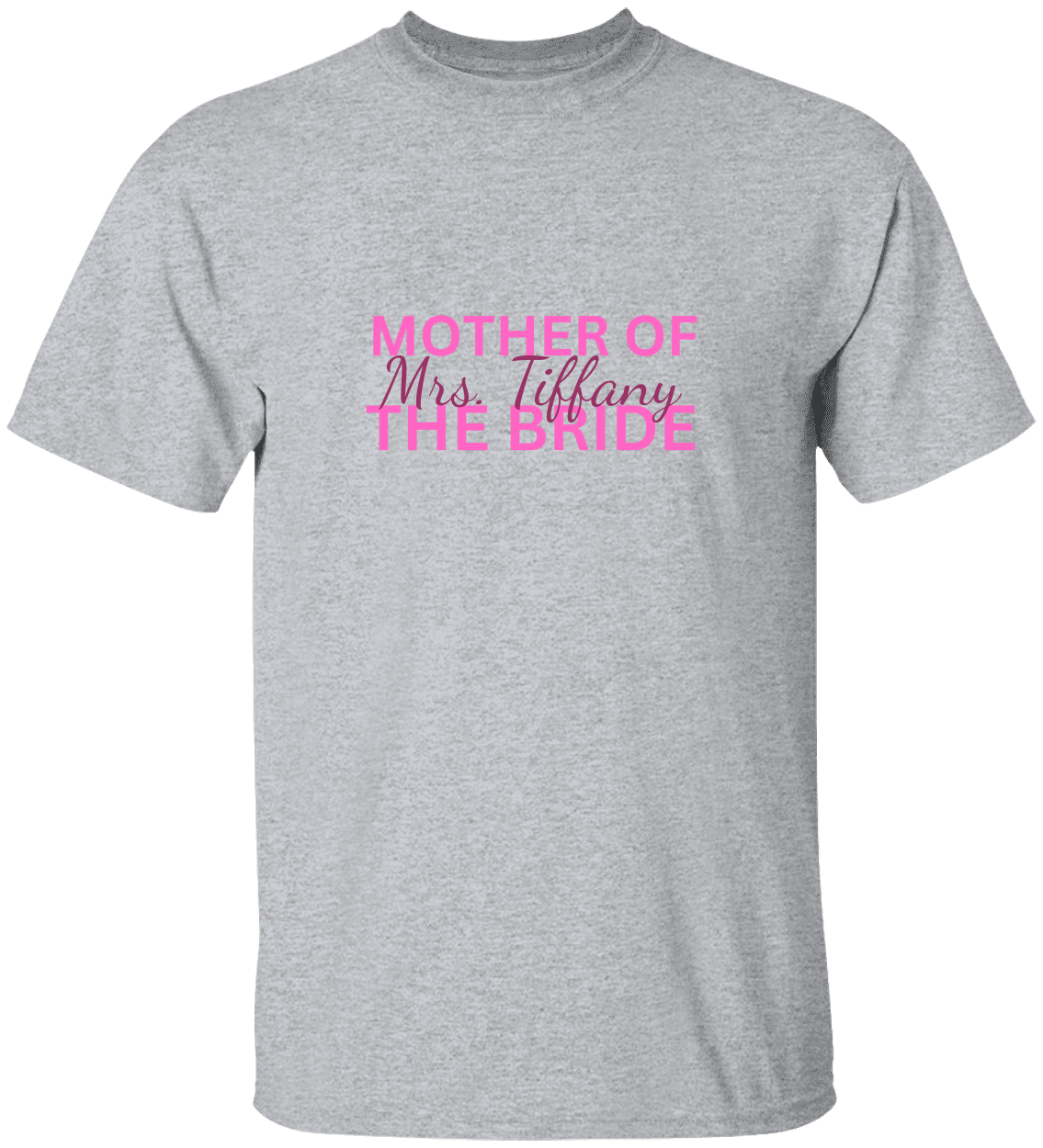 Personalized Mother of the Bride T-Shirt,