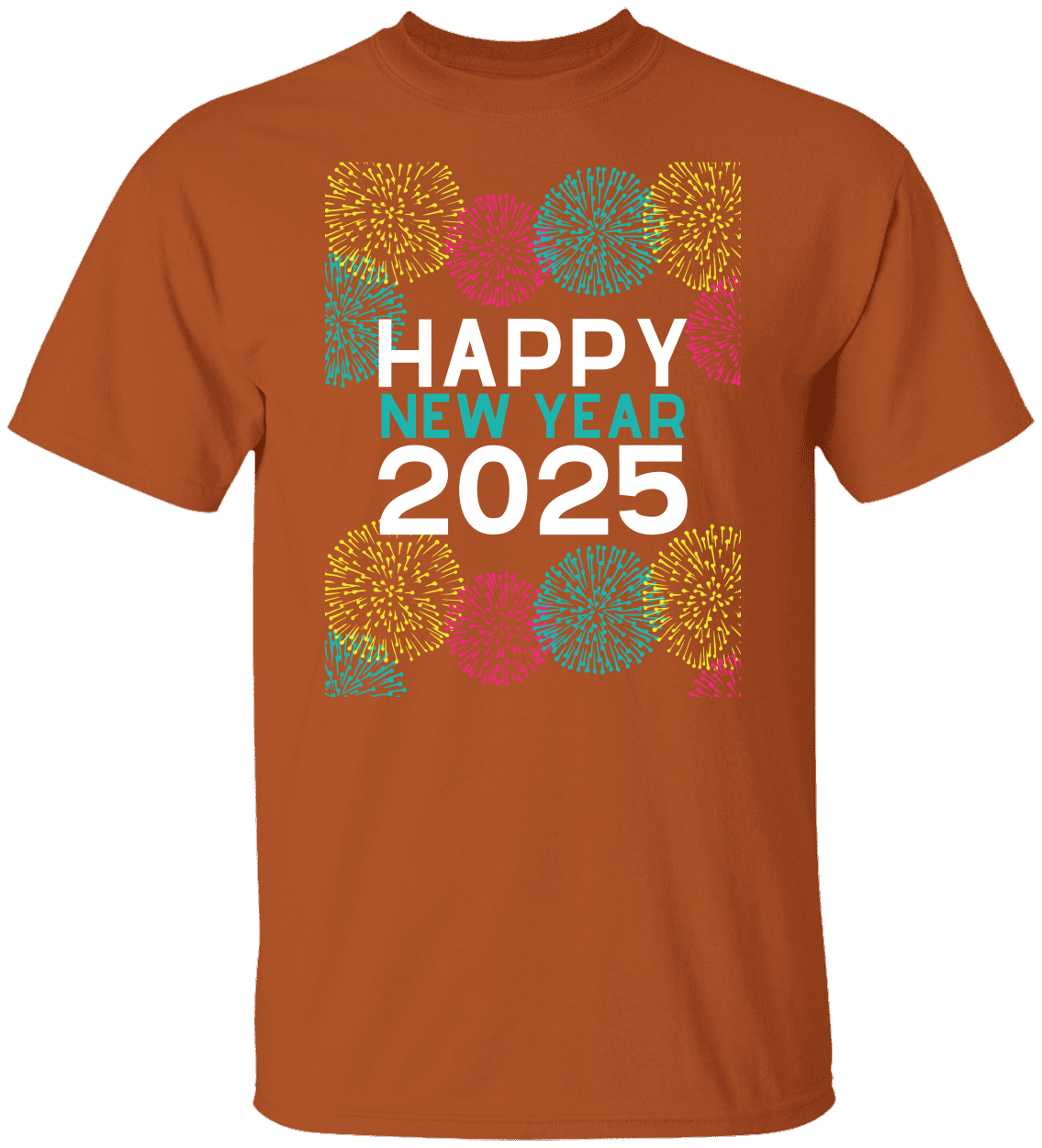 Happy New Year 2025 Unisex Heavy Cotton Tee