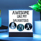 Personalized Acrylic Square Plaque LED