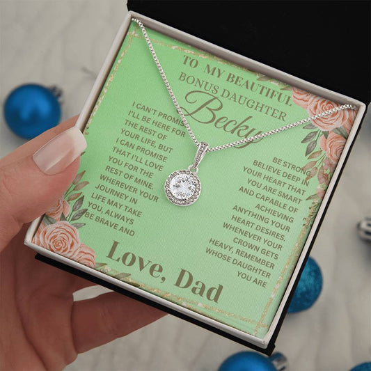 Personalized Bonus Daughter Eternal Hope Necklace