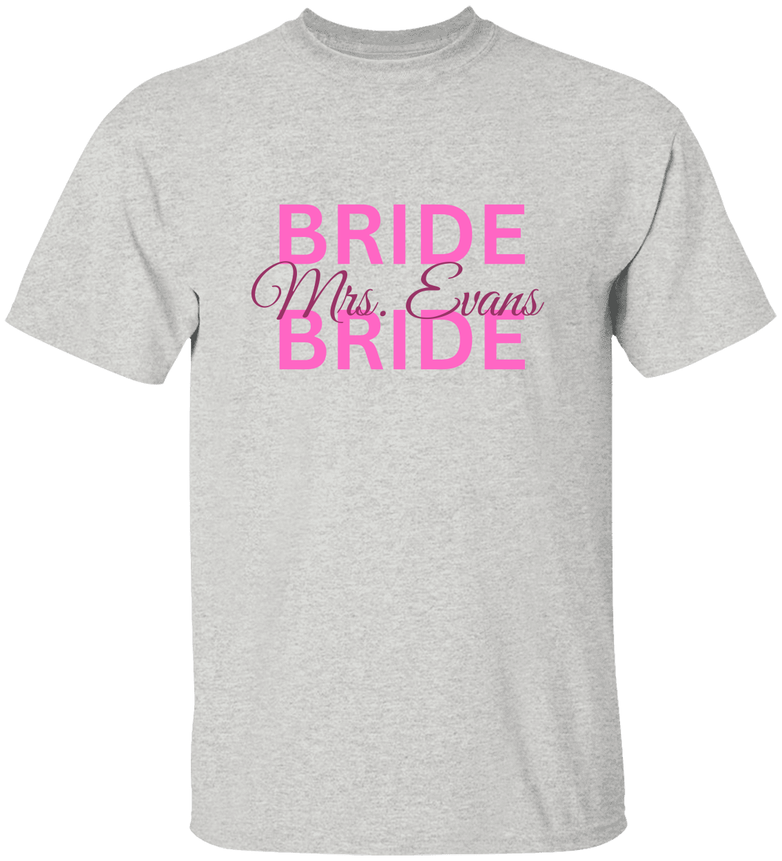 Personalized Bride T-Shirt