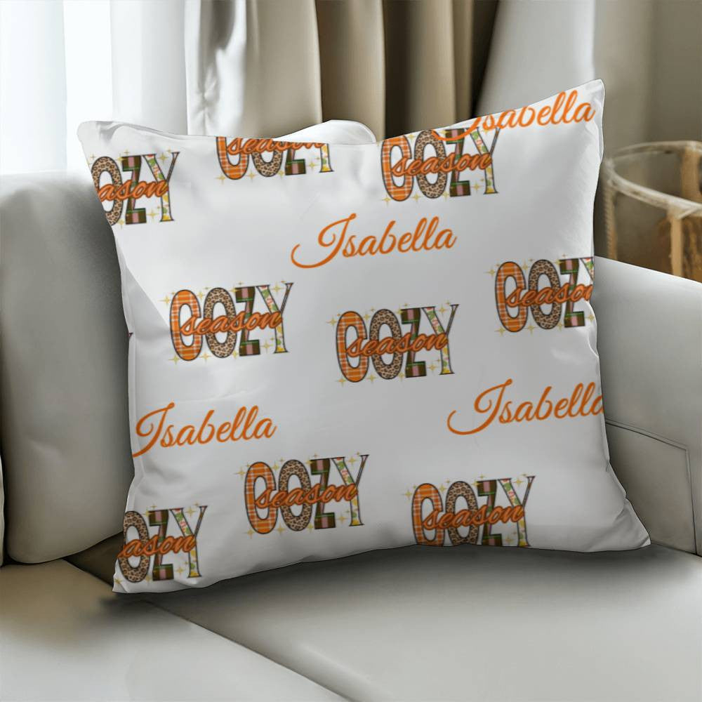 Personalized Cozy Classic Pillow Cover with Insert