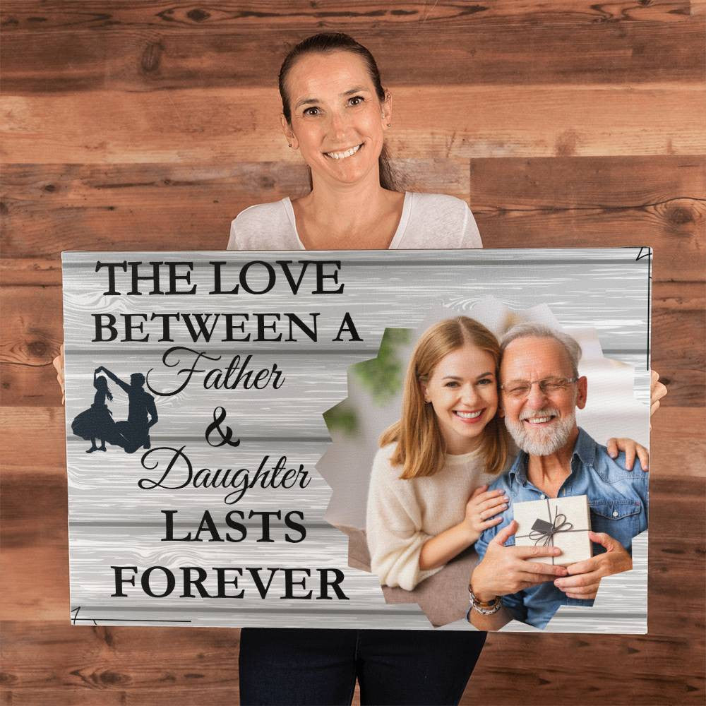 Father & Daughter Picture Gallery Wrapped Canvas (3:2)