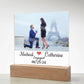 Personalized Couples Acrylic Square Plaque