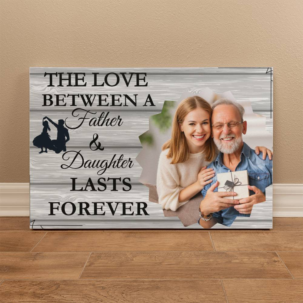 Father & Daughter Picture Gallery Wrapped Canvas (3:2)