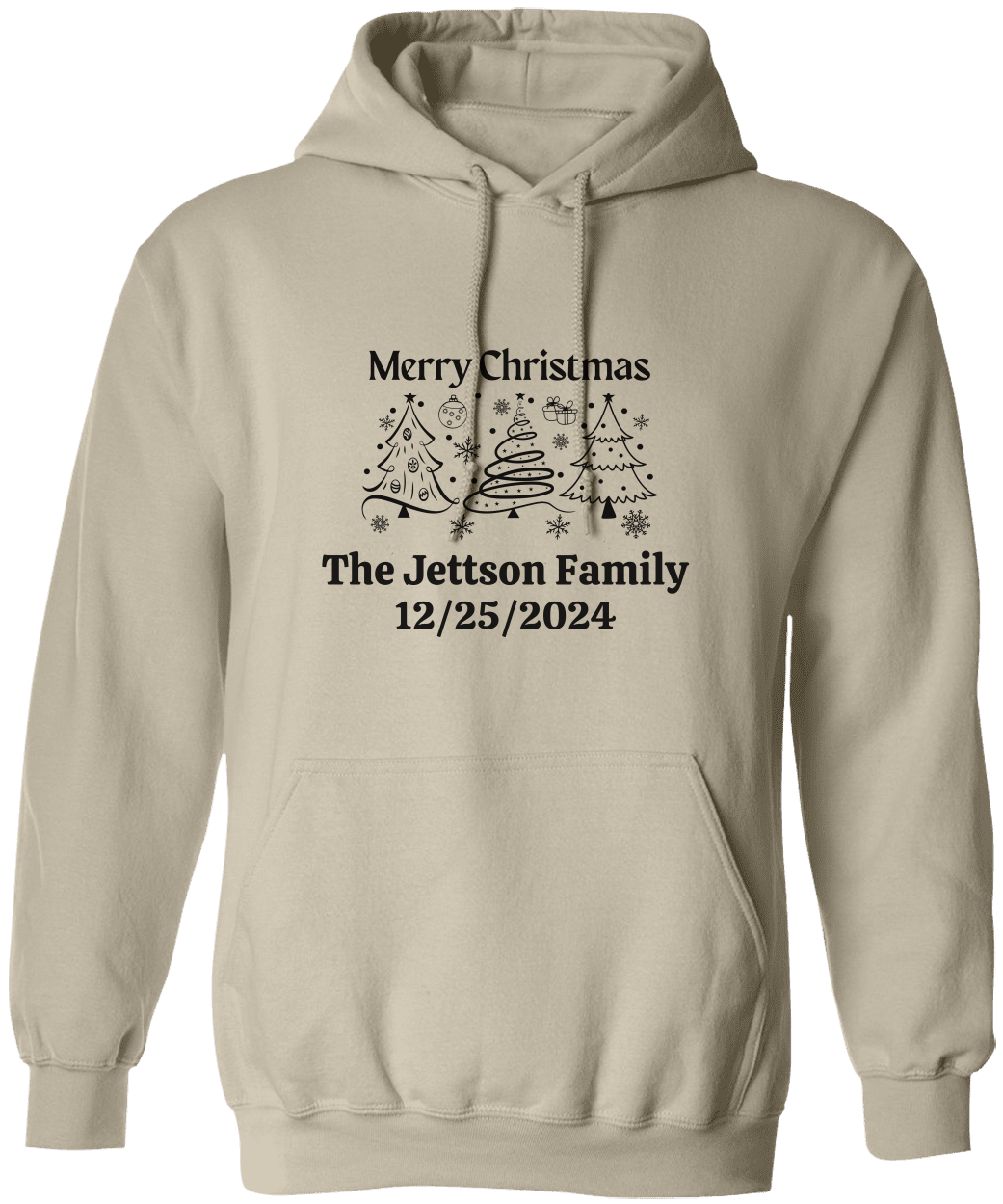 Personalize Christmas Hooded & Sweatshirt