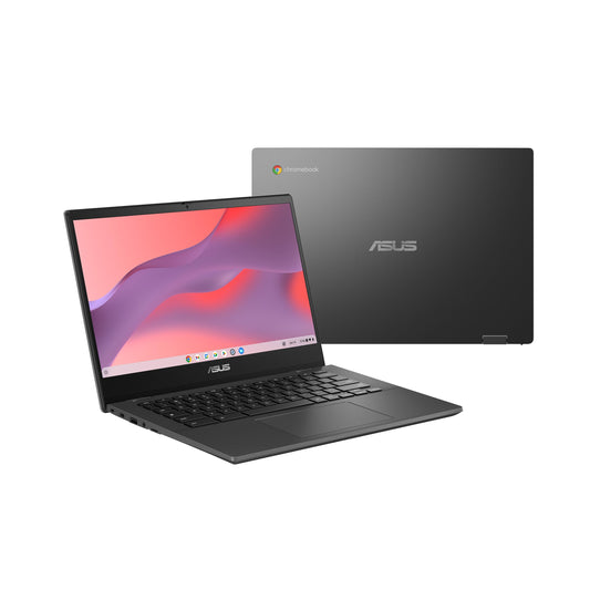 ASUS Chromebook CM14 Laptop, 14" HD Anti-Glare Display (1366x768), MediaTek Kompanio 520, 4GB RAM, 64GB eMMC, ChromeOS, Gray, CM1402CM2A-DS44, Gravity Grey