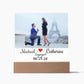 Personalized Couples Acrylic Square Plaque