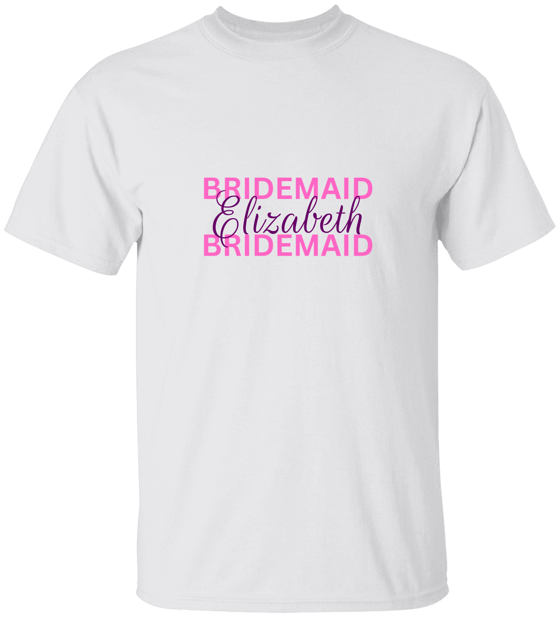 Personalized Braidmaid  T-Shirt