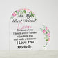 Personalized Acrylic Heart Plaque