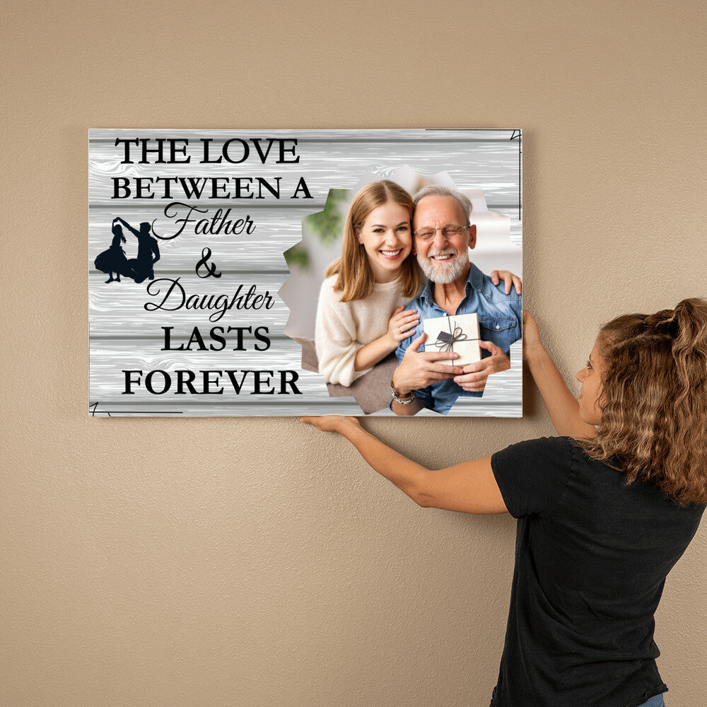 Father & Daughter Picture Gallery Wrapped Canvas (3:2)